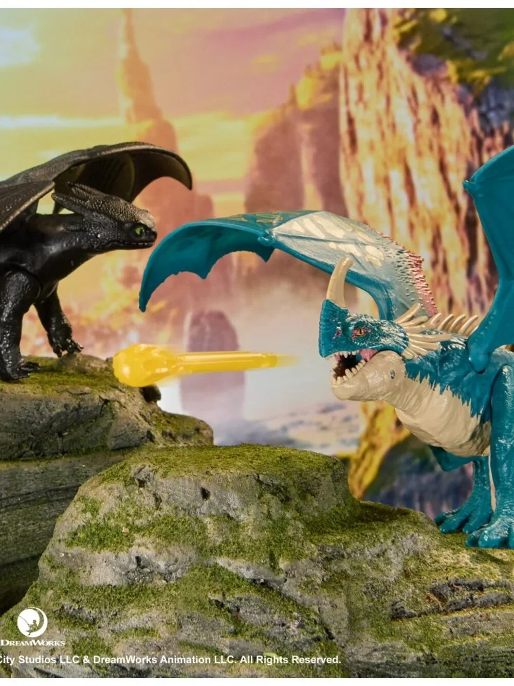 How To Train Your Dragon Battle Dragons Fire Blast Deadly Nadder 10” Dream Works